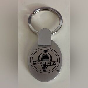Shelby Ford Cobra Alloy Keychain, 1-3/8" Ring